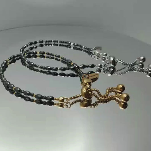 Handgemachtes Armband mit Morsecode „Du bist mein Glück“. Edelstahlverschluss, Geschenkverpackung, geheimnisvolle Botschaft. Kodikogramm Schmuck entdecken!